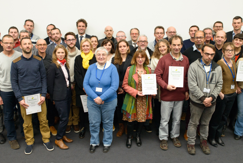 Remise des certificats EcoJardin aux labellisés 2018