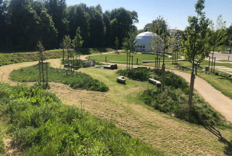 Espaces verts présents sur site