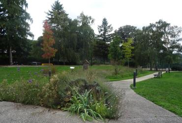 vision globale du site, partie horticole